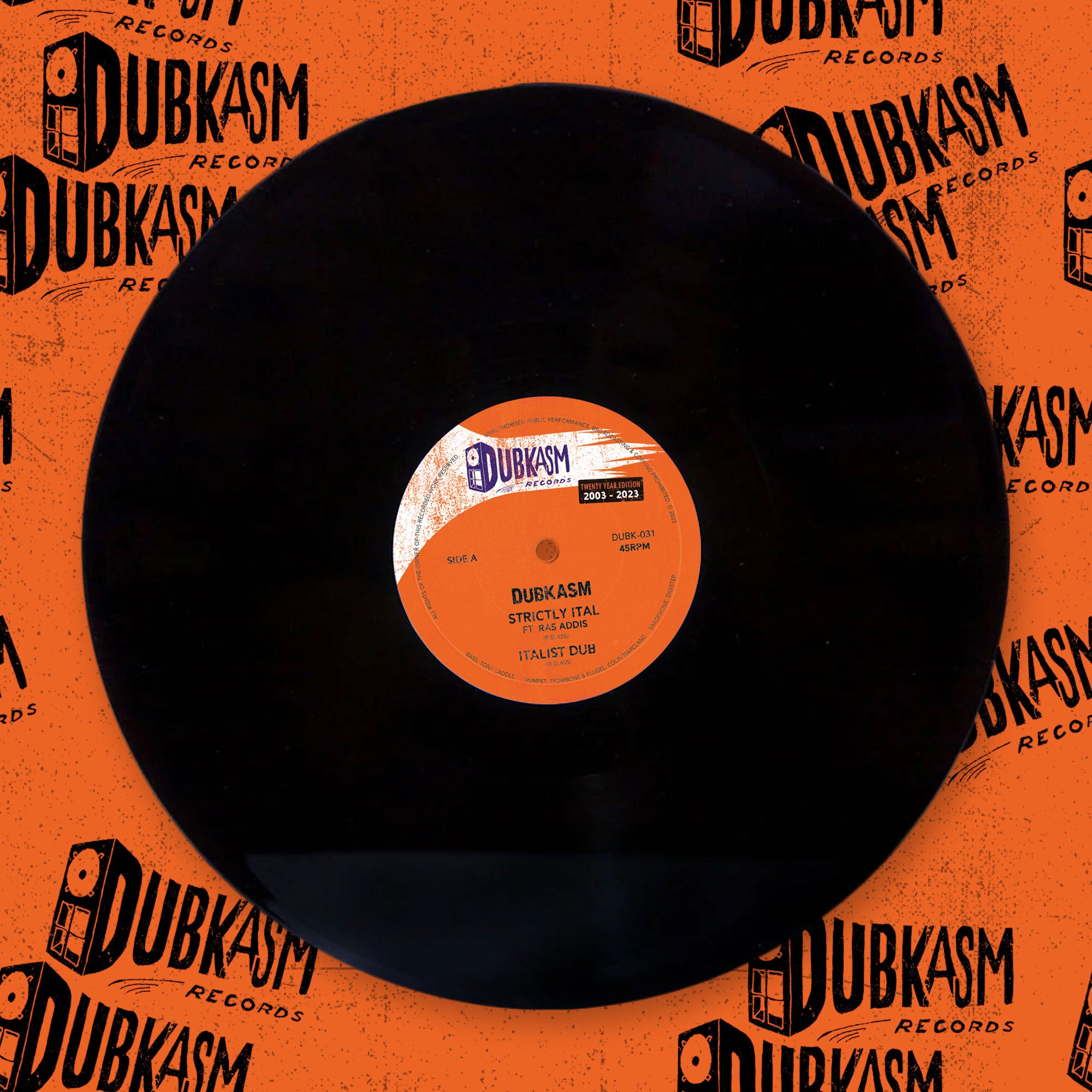 Dubkasm ft. Ras Addis - Strictly Ital (20th Anniversary Reissue) + Exclusive Dubplate Cuts