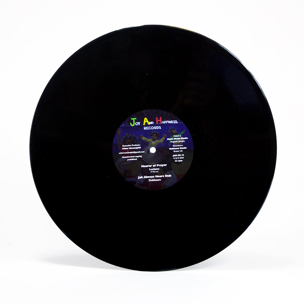 英12” Mikey General / Luciano / Dubkasm Be Positive / Hearer Of Prayer JAH001 Joy And Happiness Records /00250 Mikey General / Luciano - Be Positive / Hearer of Prayer [JAH001